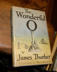 The Wonderful O, by James Thurber, 1st, HBDJ, 1957, Illustrated by Simont - Picture 1 of 6