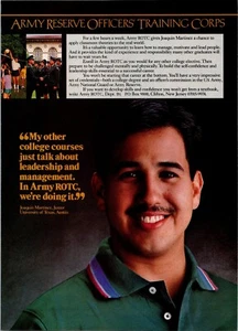 VINTAGE 1987 ARMEE RESERVE TRAINING CORPS US-MILITÄR DRUCK AD - Bild 1 von 1