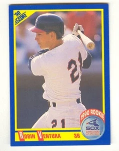 1990 Score Robin Ventura Rookie # 595 Baseball Card White Sox - Picture 1 of 1