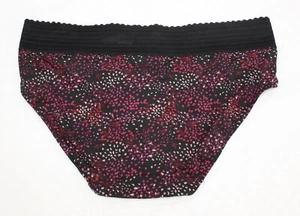 New set/3 WARNER'S no muffin top HIPSTER panties BLUE dots BLACK LEOPARD beige 9 - Picture 1 of 3