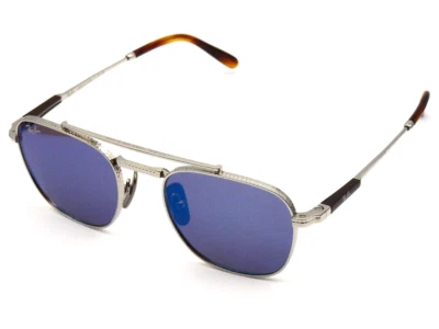 RAY BAN RB8258 FRANK II TITANIUM 3139O4 Sonnenbrille 51/20/140 Silber-Silver - Bild 1 von 4