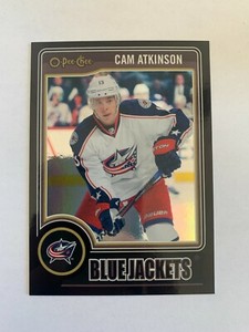 2014-15 O-Pee-Chee Black Rainbow #212 Cam Atkinson 002/100 - Columbus Jackets