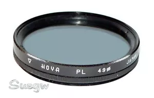 49 mm Hoya PL-Objektivfilter (polarisierend) - Bild 1 von 2
