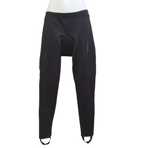 Muddy Fox Black Cycling Bib Trousers Uk Women's Size 14 W32 L27 I65 - Picture 1 of 3