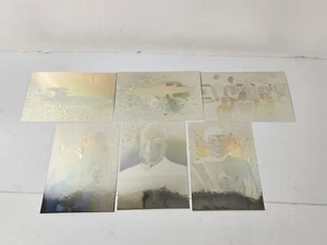 STAR TREK LASERGRAM POSTCARDS 1992 lot Of 6 Postcards NEW Star Trek Vintage Rare - Picture 1 of 12