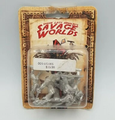 Savage Worlds RPG - Ugaks 5 miniature in metallo NUOVO non dipinto GWG #006 gioco di ruolo - Immagine 1 di 4