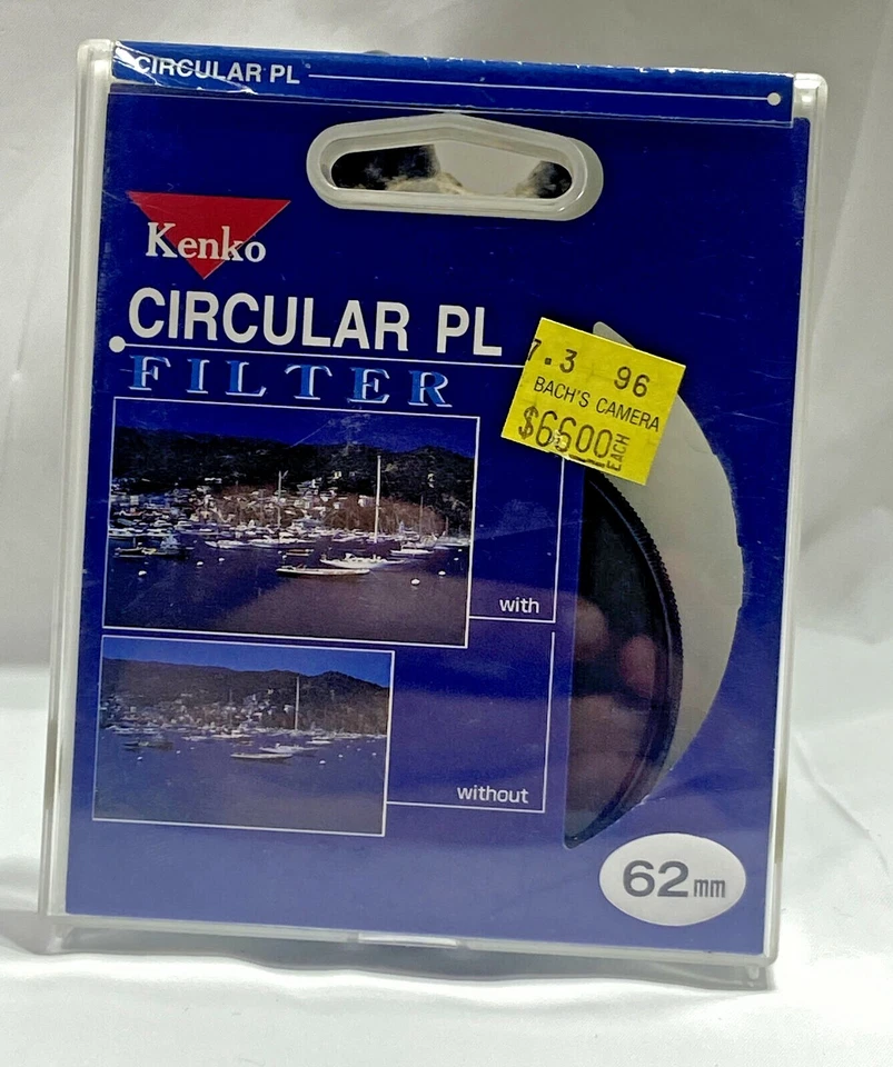 Filtro Polarizador Circular Genuino Kenko 62mm CPL CIR C-PL Polarizador - Modelo 0391 Foto 1 de 4