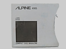 2 Genuine OEM Alpine 4905 6 Disc CD Changer Magazine Cartridge w/Storage Sleeve