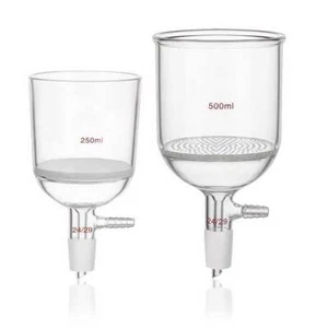 30ml - 2000ml Glass Porous Filters Sand Core Filter Funnel Suction Filters GB - Picture 1 of 11
