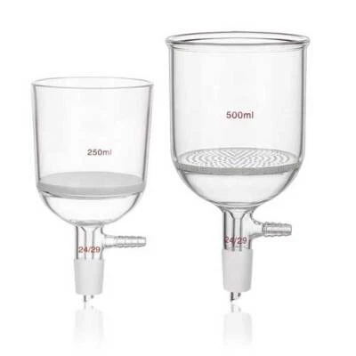30ml - 2000ml Glass Porous Filters Sand Core Filter Funnel Suction Filters GB - Image 1 of 4