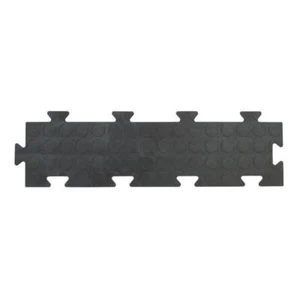 10x SCHMAL SCHWARZ PVC Boden Klick Fliesen Platte System Garage Werkstatt - Bild 1 von 13