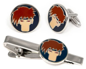 Gambit Cufflinks, X-Men Tie Clip, Xmen Superhero Wedding Cuff Links, Wolverine - Picture 1 of 4