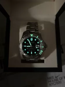 Rare Victorinox Swiss Army Titanium Dive Master 500 Sapphire Limited Edition - Picture 1 of 9