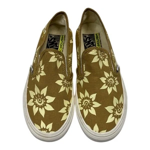 Vans Eco Cush Painted Floral Sunflower Unisex Slip On Sneaker Shoes Size 7 - Picture 1 of 6