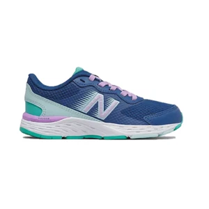 NEW BALANCE YP680CW6 680v6 (YP680V6) Jr's (Ancho) Capitán Azul Cuero/Malla Runn - Imagen 1 de 5
