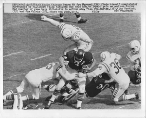 Original 1963 Joe Marconi Chicago Bears Running Back UPI Tipo 3 Prensa Wirephoto - Imagen 1 de 2