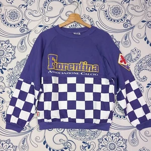 VINTAGE FIORENTINA ASSOCIAZIONE CALCIO Grandi Felpe dei Campioni S FSM LOGO ITA - Foto 1 di 10