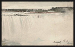Greetings from NIAGARA FALLS, Beautiful Hand Colored Unique ROTOGRAPH UDB 1906 - Picture 1 of 2