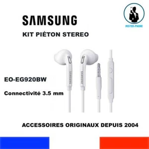SAMSUNG KIT PIETON INTRA-AURICULAIRE STEREO GALAXY S6 EDGE SM-G920 SM-G925 - Picture 1 of 2