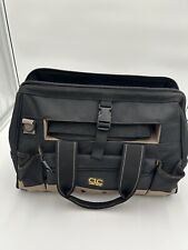 CLC 25 Pocket Black & Brown Polyester Tool Bag 16" Wide x 9" Deep x 11" High