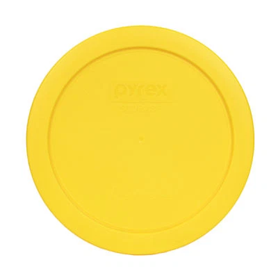 Pyrex 7201-PC 6" Meyer Lemon Yellow Round Plastic Cover Lid for 4 Cup Glass Bowl
