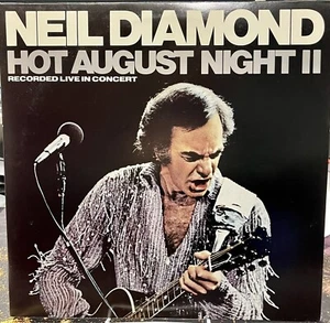 Neil Diamond-Hot August Night II Live-Vinyl Double LP-Original Copy - Imagen 1 de 5