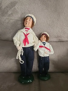 Byers Choice Carolers Pfund & Clint Dressed in Sailor Suit 2000 - Picture 1 of 6