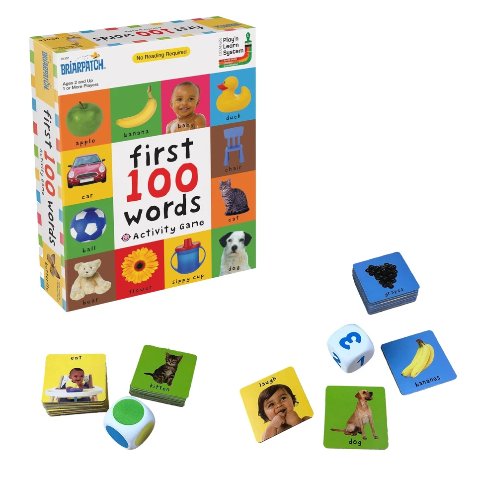 Briarpatch | First 100 Words, Early Learning Game for Toddlers, Ages 2+ - Image 1 of 4