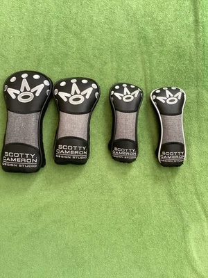 Scotty Cameron 7 点皇冠木质套装头套。 二手 3 件套加奖金 — 第 1/4 张图片