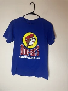Buc-ee’s Brunswick, GA Georgia Blue Short Sleeve T-Shirt Size S Buc-ees Buckies - Picture 1 of 5