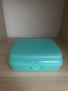 Tupperware Sandwichbox Brotdose dose Snackdose Türkis Neu - Bild 1 von 2