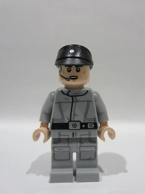 LEGO Star Wars Imperial Crew - Gorra Negra, Minifigura sw1373, Del Set 75394 Foto 1 de 4