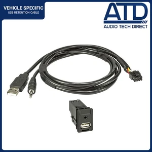 USB Aux Befestigung Kabel Für Toyota Auris Mk2 Avensis T270 Prius Fabrik Adapter - Bild 1 von 6