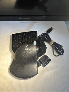 Belkin N52TE Tournament Edition Wired Gaming Hybrid Keyboard Gamepad Controller - Picture 1 of 11