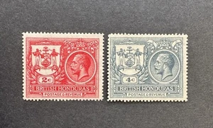 Britisch Honduras SG 121 & 123 Friedensausgaben postfrisch - Kat 25£ - Bild 1 von 2