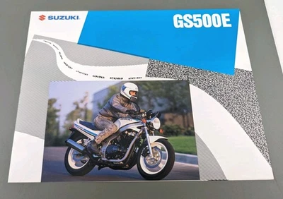 1989 铃木 GS-500 E 摩托车工厂广告销售手册  — 第 1/4 张图片