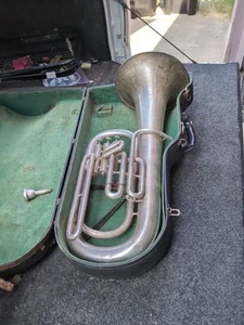 Vintage  American Standard Euphorium Bb B Flat Baritone - Picture 1 of 24
