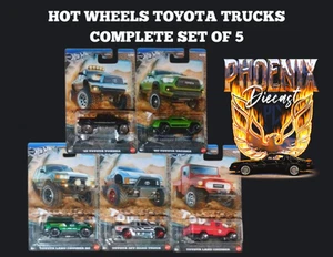 2025 Hot Wheels Toyota Trucks Complete Set of 5 Silver Series - Picture 1 of 1
