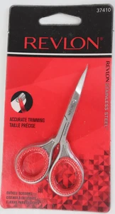 Revlon Stainless Steel Cuticle Nail Scissors Comfort Handles Free Shipping - Picture 1 of 2