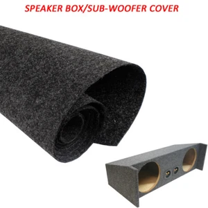 Lautsprecher Box Subwoofer Gehäuse Abdeckung Teppich Verpackung Audio Video Anthrazit 32"x78" - Bild 1 von 15