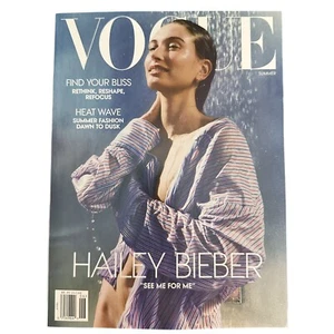 Vogue Magazine Summer 2025 Hailey Beiber Find Your Bliss Summer Fashion - Picture 1 of 1