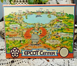 EPCOT CENTER Vintage Karte - Disney 8x10 auf Leinwand - Bild 1 von 1