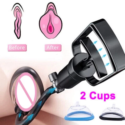 US Pussy Pump Nipple Sucker Sex Toys For Women Couples Breast Clit Suction BDSM - Image 1 of 4
