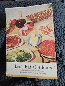Let's Eat Outdoors Mid-Century Modern Recipe American Dairy Association Pamphlet - Bild 1 von 5