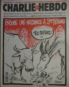 CHARLIE HEBDO N° 218 AUGUST 1996 ANOTHER BIRTH IN SAINT BERNARD - Picture 1 of 1