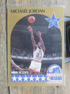 1990-91 Hoops #5 Michael Jordan All-Star East Basketball Karte SCHÖN - Bild 1 von 3