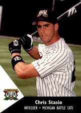 1995 Michigan Battle Cats Team Issue #26 Chris Stasio Mount Kisco New York Card