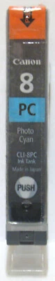 Canon Genuine CLI-8PC Photo Cyan Cartridge. New & Sealed. - Image 1 of 2