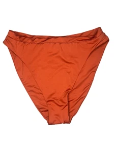 BECCA by Rebecca Virtue Women’s Large Bikini Swim Bottoms Rust Brown NEW - Picture 1 of 5