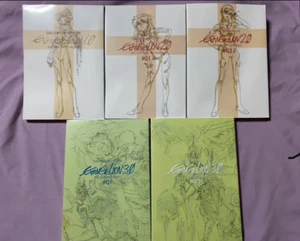 Groundwork of Evangelion 1.0 2.0 3.0 Animation art book Set of 5 EVA SEALED NEW - Picture 1 of 6